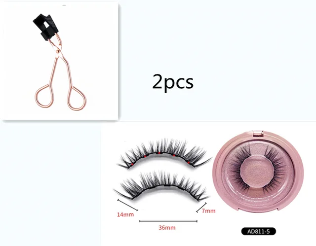 Magnetic Gel Liner & Magnetic False Eyelashes Ad811 Set2Pcs - Shop at LoveMi