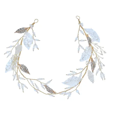 Bridal lace headband Gold - Shop at LoveMi