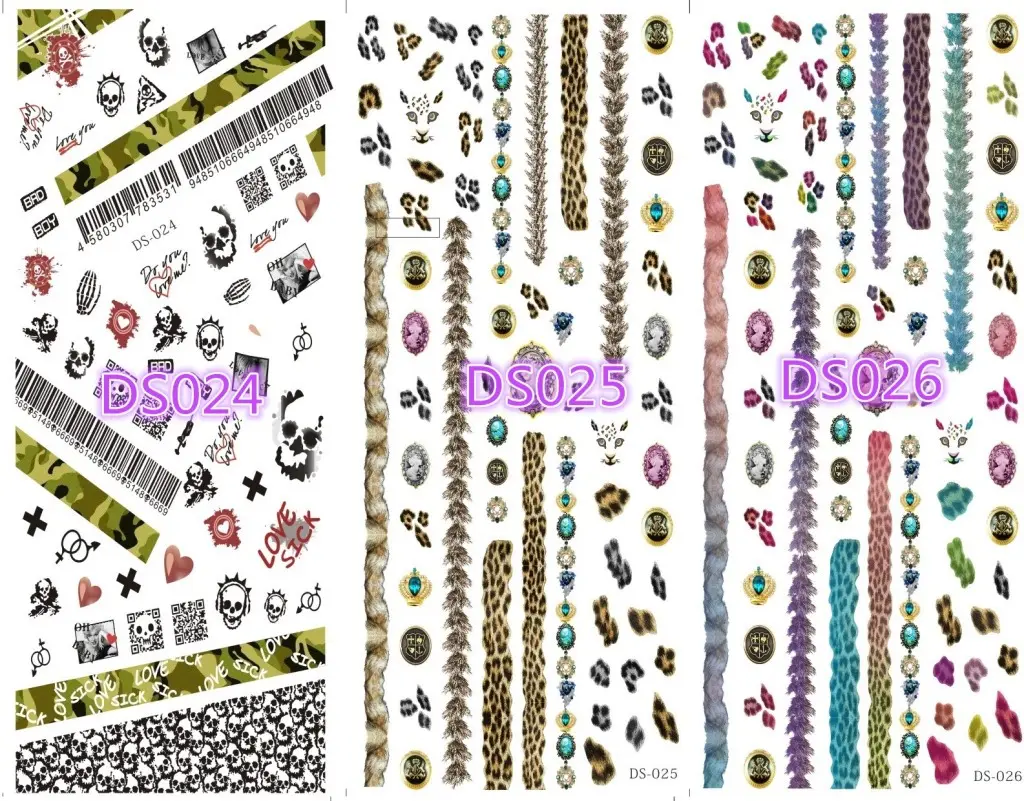 Watermark Sticker Decal Nail Sticker - Ds24
