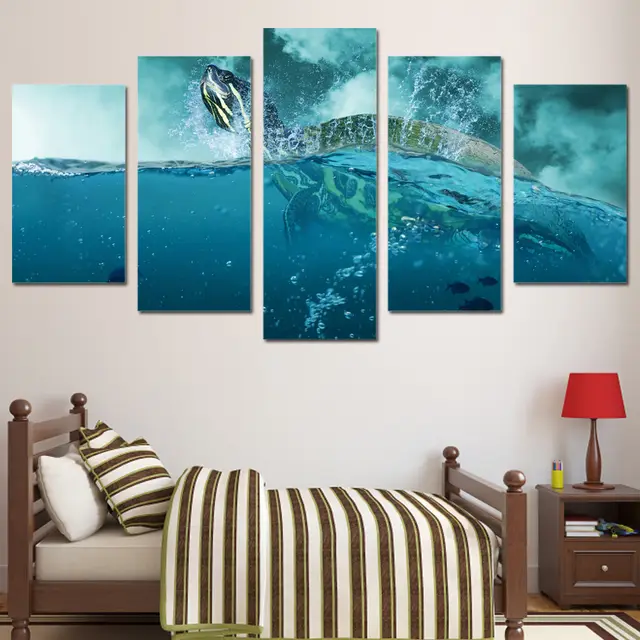 Mural animal tortoise living room landscape painting - Shop at LoveMi