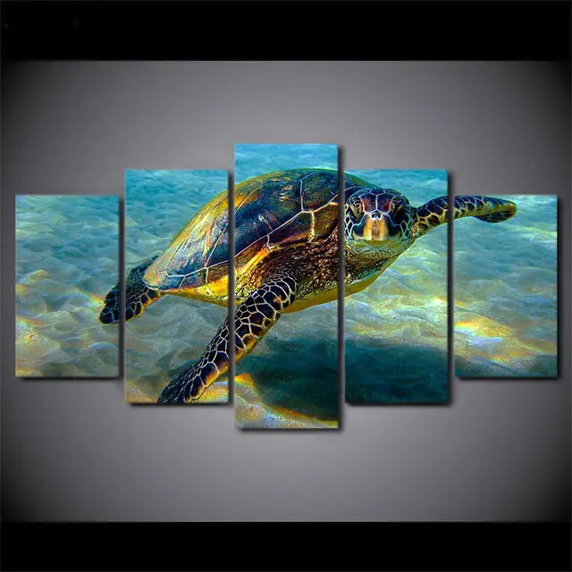 Mural animal tortoise living room landscape painting - Shop at LoveMi