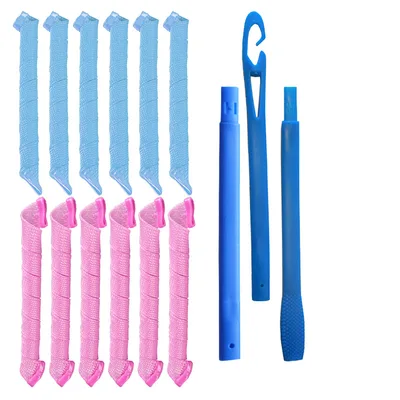 Magic curling iron spiral curling hair styling kit 12Pcs - Shop at LoveMi