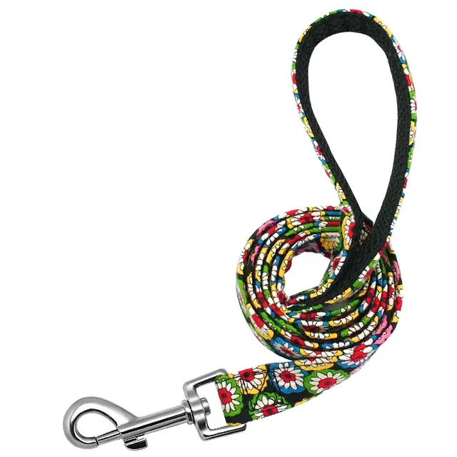 Cat Dog Collar Collar Lettering Anti lost Tag Small Large Dog Traction Rope Collar Bell Dog Tag Custom Daisy Leash - Shop at LoveMi