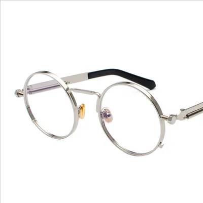 Punk style metal legs reflective sunglasses Silvery - Shop at LoveMi