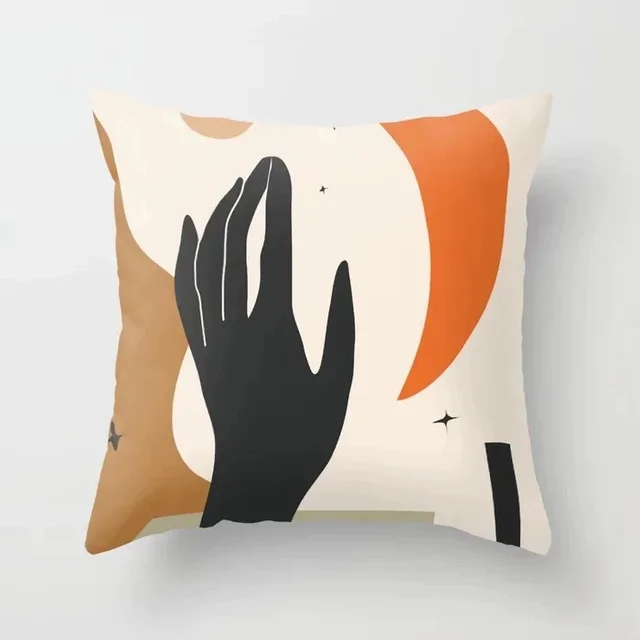 Abstract geometric portrait pillowcase home sofa cushion pillow cushion cover Crd03 13 Style - Shop at LoveMi