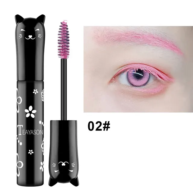 Color mascara is not easy to smudge Pink - Shop at LoveMi