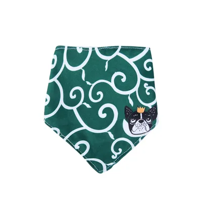 Pet triangle scarf small dog Bib Green - Shop at LoveMi