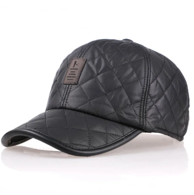 Shiny leather baseball cap Black - Shop at LoveMi