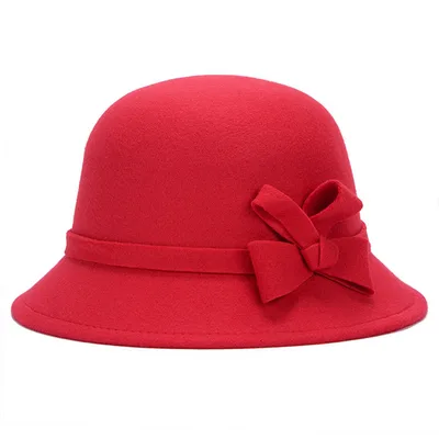 Bowler hat and fleece hat Red - Shop at LoveMi