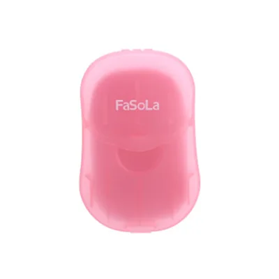 New Convenient Boxed Disposable Mini Soap Tablets For Travel Use Pink - Shop at LoveMi