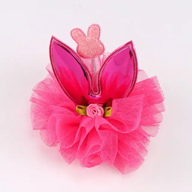 Lace Girl Hair Clip Red - Shop at LoveMi