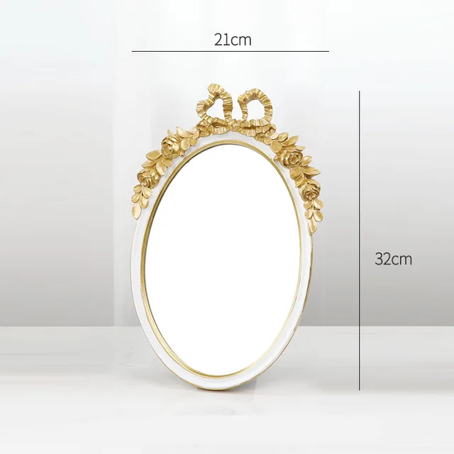 Retro vanity mirror Bow White - Shop at LoveMi