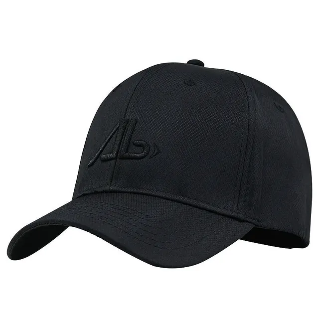 Baseball Cap Big Head Quick drying Hard Top Cap Black - Shop at LoveMi