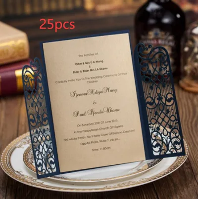Personalized custom invitation 25Pcs - Shop at LoveMi