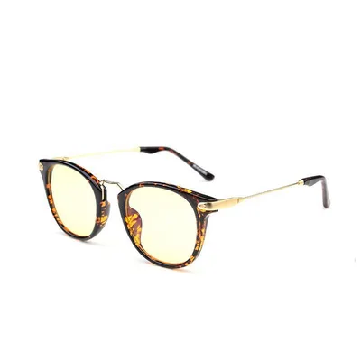 Anti blue Light Computer Goggles Glasses Frame Tea Leopard - Shop at LoveMi