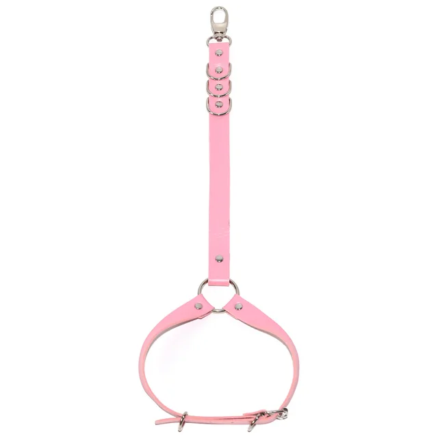 Fashion Trend Punk Style Show Pu Leg Chain Pink - Shop at LoveMi