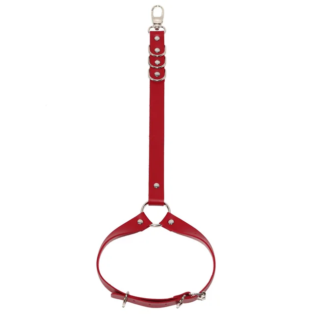 Fashion Trend Punk Style Show Pu Leg Chain Red - Shop at LoveMi