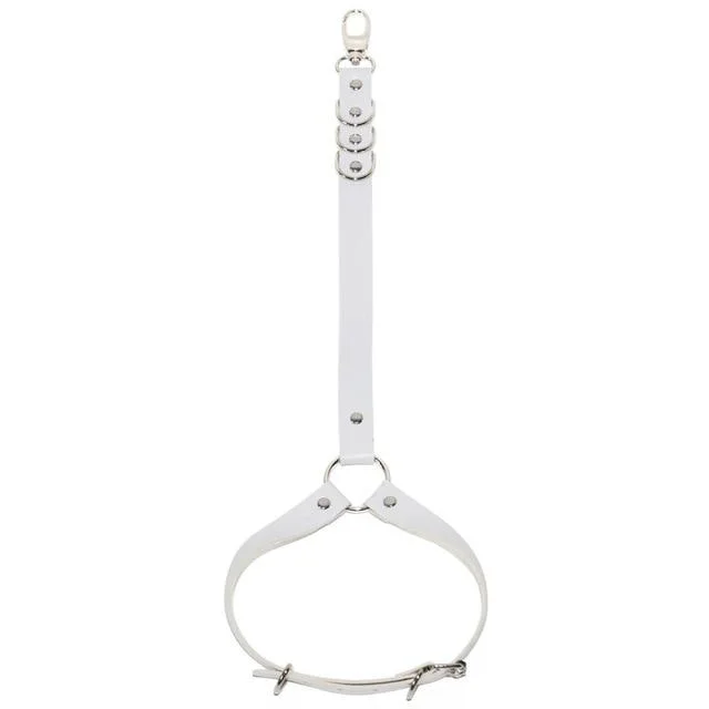 Fashion Trend Punk Style Show Pu Leg Chain White - Shop at LoveMi