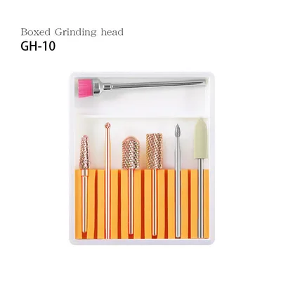 Nail ceramic tungsten steel alloy polishing head set Gh 10 - Shop at LoveMi