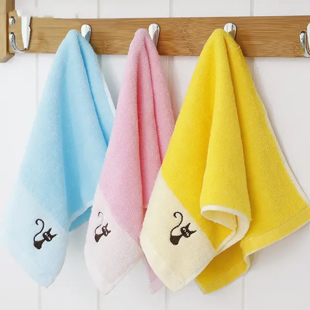 Cotton Absorbent Soft Four sided Towel For adults Yarn Dyed - Shop at LoveMi