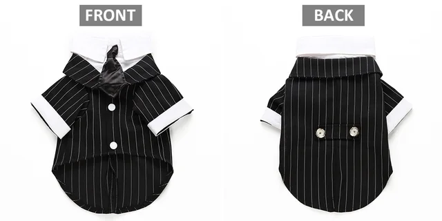 Pet dog suit Striped Suit - Shop at LoveMi