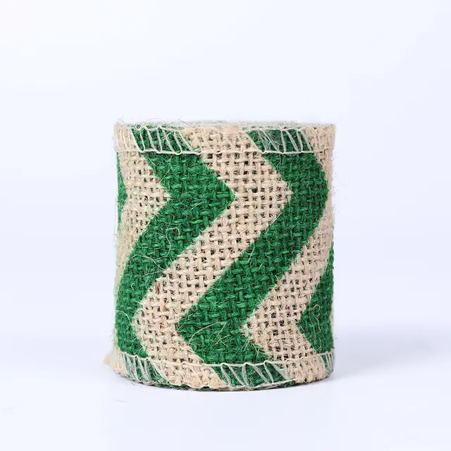 Burlap Ribbon Burlap Roll Green - Shop at LoveMi