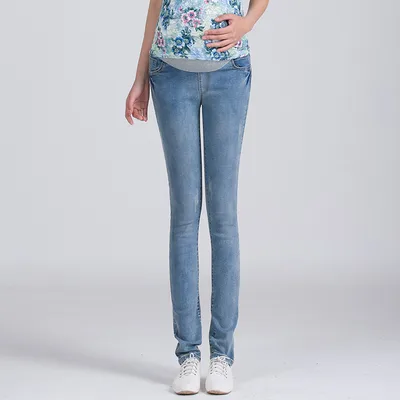 Maternity embroidered jeans Blue - Shop at LoveMi