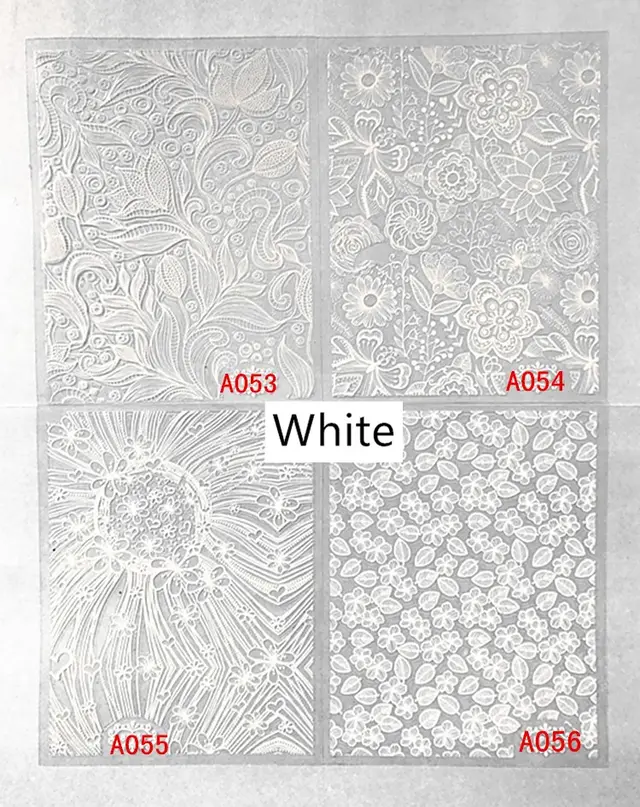 3d metal line hollow golden nail decals adhesive jewelry 56 White - Shop at LoveMi