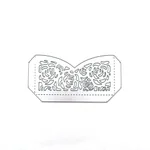 DIY carbon steel die for greeting card lace - Silver