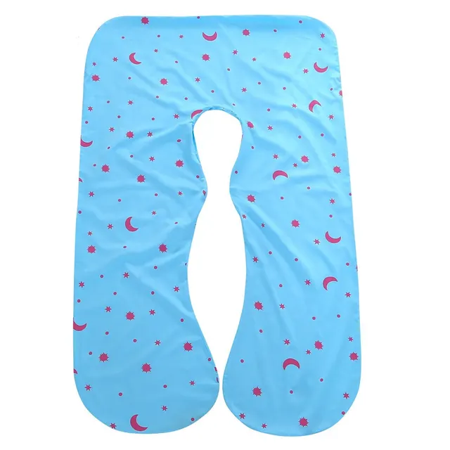 U shaped Pillowcase For Pregnant Women Blue - Shop at LoveMi