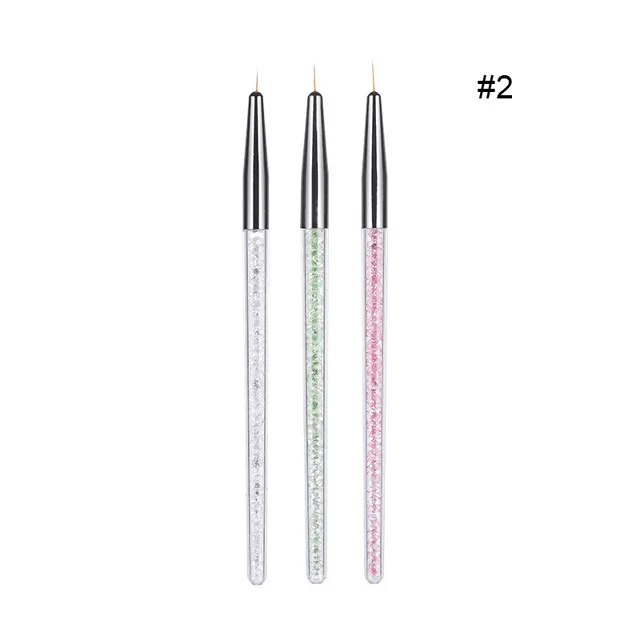 /Set UV Gel Nail Liner Brush Acrylic 10Style - Shop at LoveMi