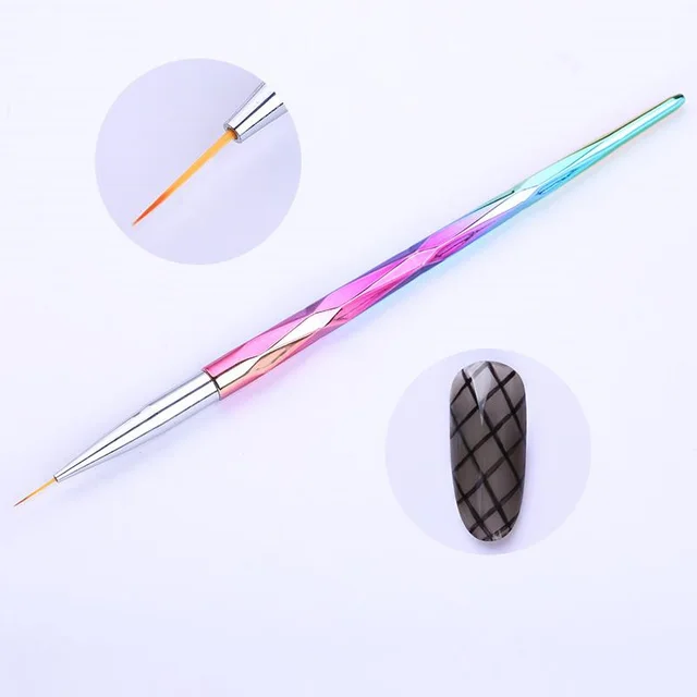/Set UV Gel Nail Liner Brush Acrylic 25Style - Shop at LoveMi