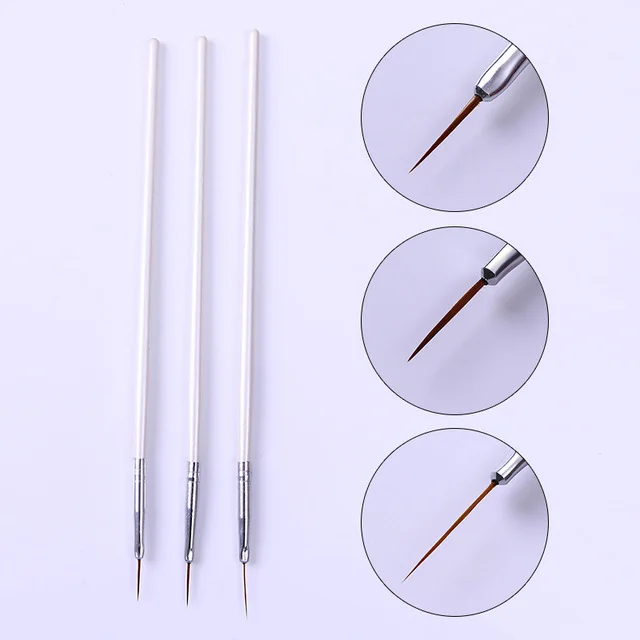 /Set UV Gel Nail Liner Brush Acrylic 4Style - Shop at LoveMi