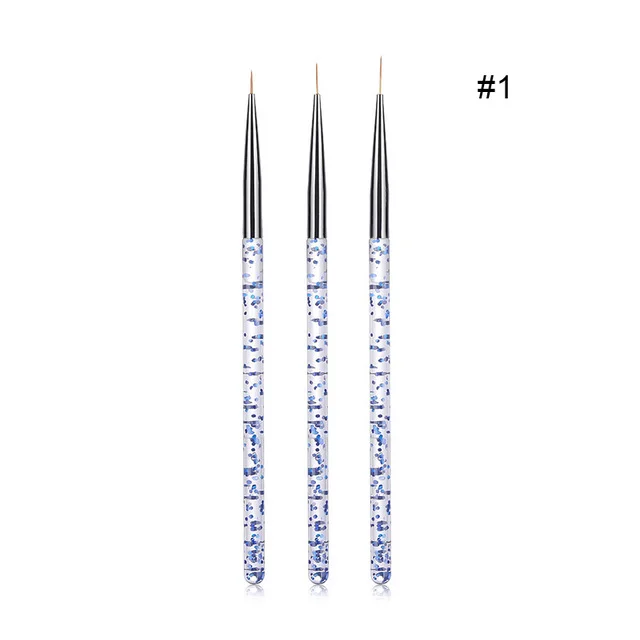 /Set UV Gel Nail Liner Brush Acrylic 9Style - Shop at LoveMi