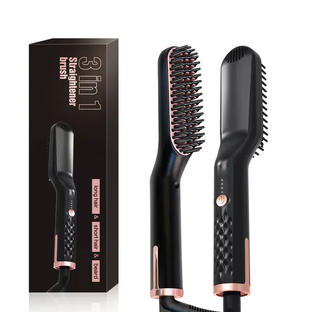 Men's multi function straight hair comb Black - Shop at LoveMi