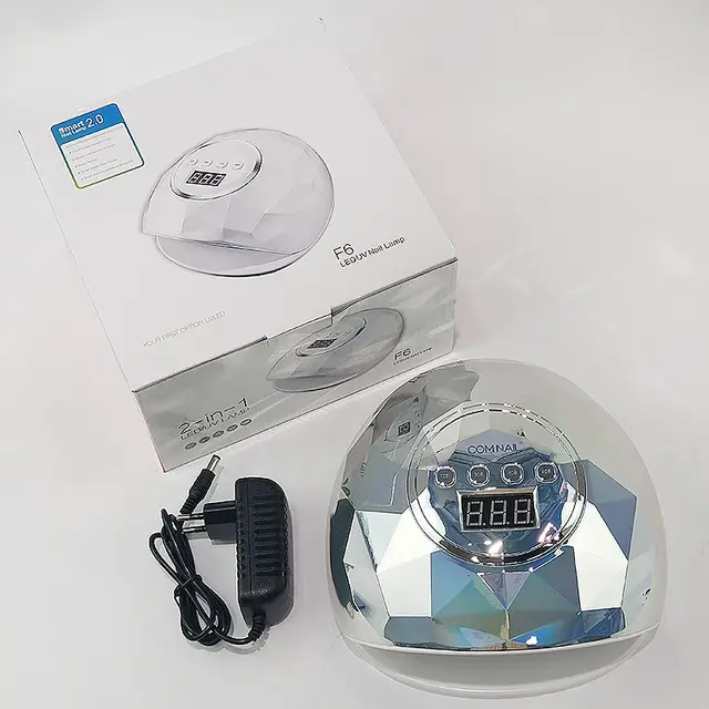 Colorful nail phototherapy machine Silver - Shop at LoveMi