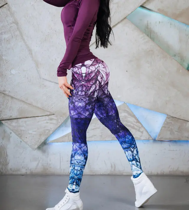 Angel Wings Digital Print Yoga Pants Women Tights - Shop at LoveMi
