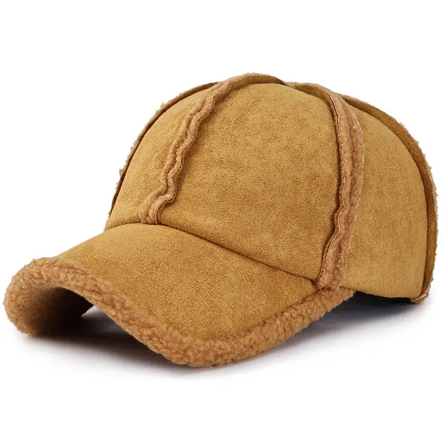 Fashion Hats Women Peaked Cap Solid Color Broken Edge Design Baseball Cap Sport Brown - Shop at LoveMi