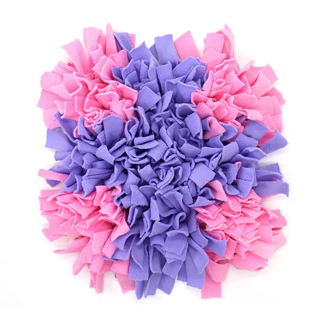 Anti bite proof toy blanket Pink Purple Cross - Shop at LoveMi