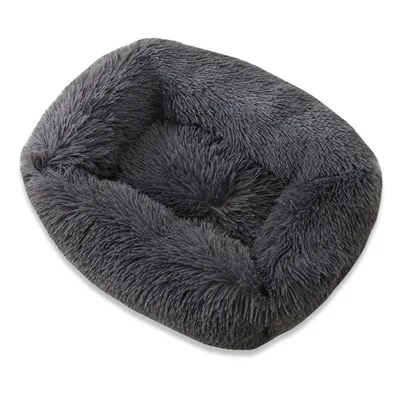 Thick Warm Plush Pet Nest Cushion Dark Grey Xl - Shop at LoveMi