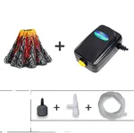 Fish Tank Creative Ornament Volcano Package - S Us