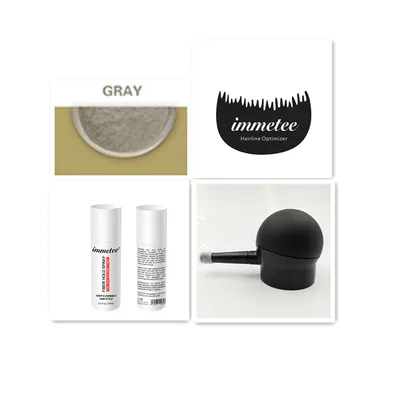 Plant hair additive fibre hair powder, one time reinforcing artifacts to cover hair scarce manufacturers and direct sales Grey Set - Shop at LoveMi