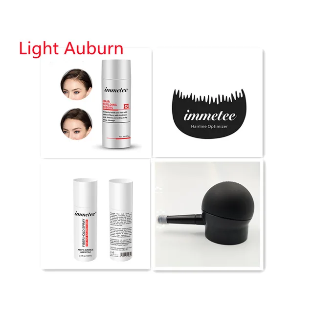 Plant hair additive fibre hair powder, one time reinforcing artifacts to cover hair scarce manufacturers and direct sales Light Auburn Set - Shop at LoveMi