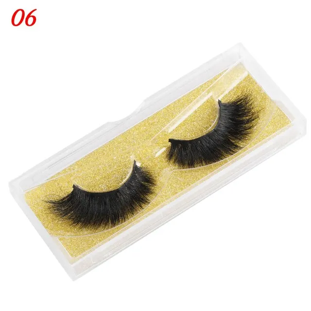 Mink Eyelashes 25mm Wispy Fluffy Fake Lashes 5Dl56 - Shop at LoveMi