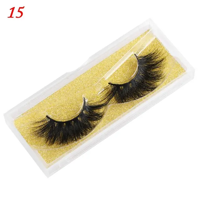 Mink Eyelashes 25mm Wispy Fluffy Fake Lashes 5Dl97 - Shop at LoveMi