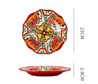 Underglaze Ceramic Tableware Bohemian Household Dishes K1 - Shop at LoveMi