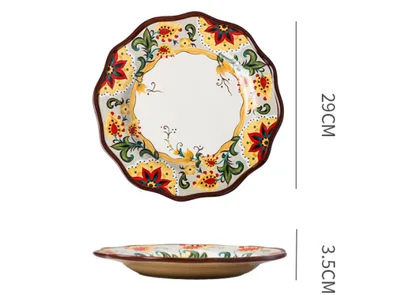 Underglaze Ceramic Tableware Bohemian Household Dishes T1 - Shop at LoveMi