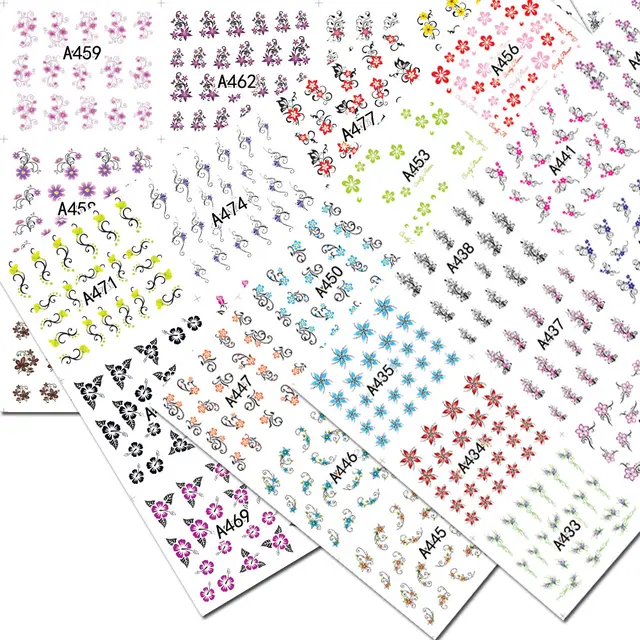 Nail Sticker Set A433 480 - Shop at LoveMi