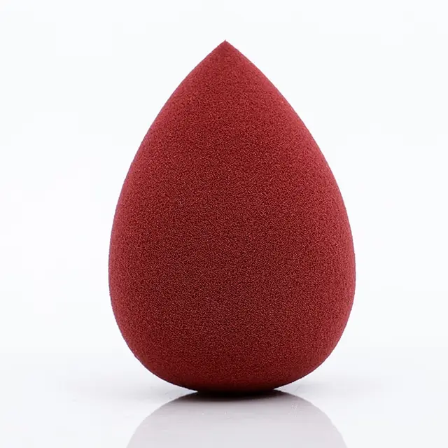 Beauty Makeup Sponge Drops Beauty Makeup Puff Sponge Drop Sponge Drop Puff Wine Red - Shop at LoveMi