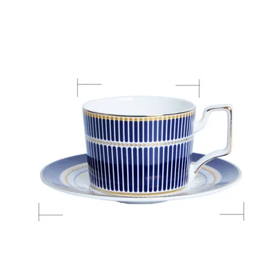 Bone China Western Tableware Household Porcelain Set Coffee Cup And Saucer - Shop at LoveMi